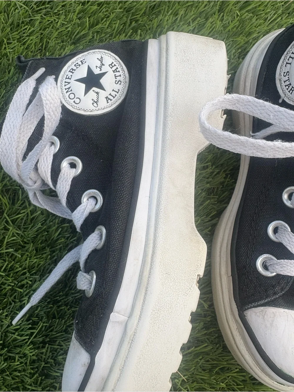 Converse Kids Black and White High-Top Sneakers
